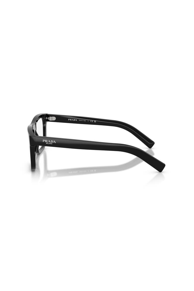 53mm Rectangle optical glasses, Alternate, color, Black