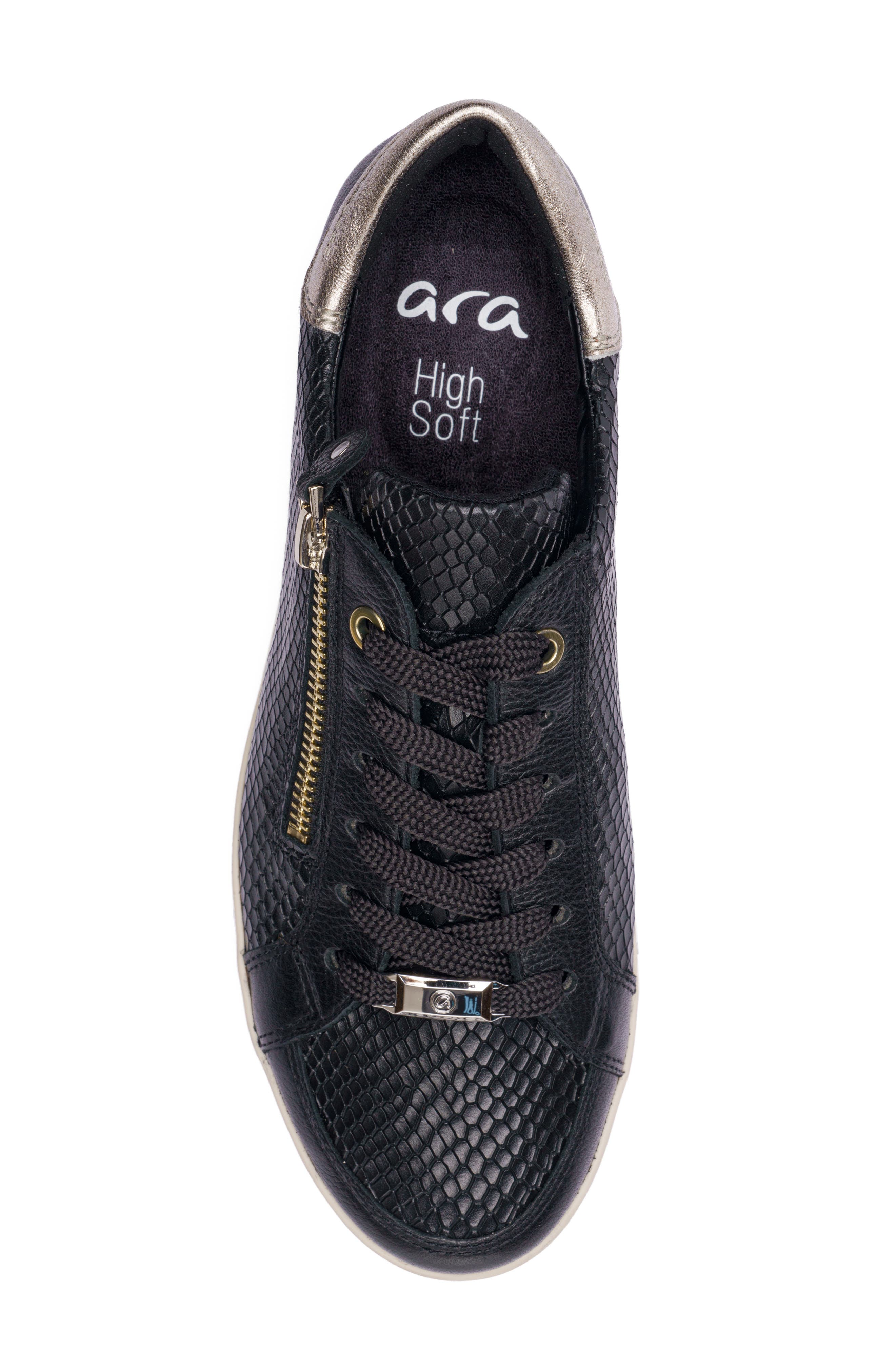 Rei Low Top Sneaker, Alternate, color, BLACK/ SILVER