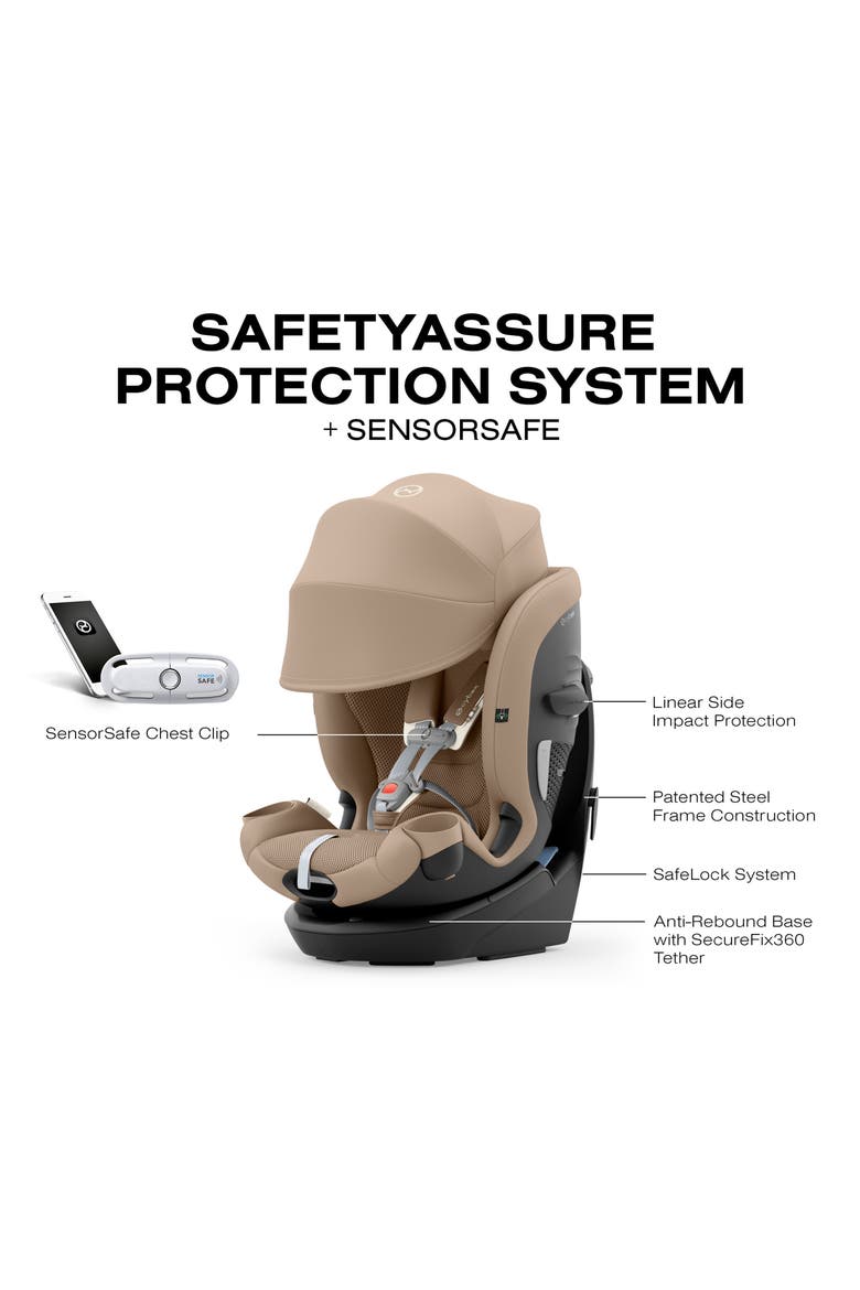 Callisto G 360 All-in-One Car Seat, Alternate, color, ALMOND BEIGE