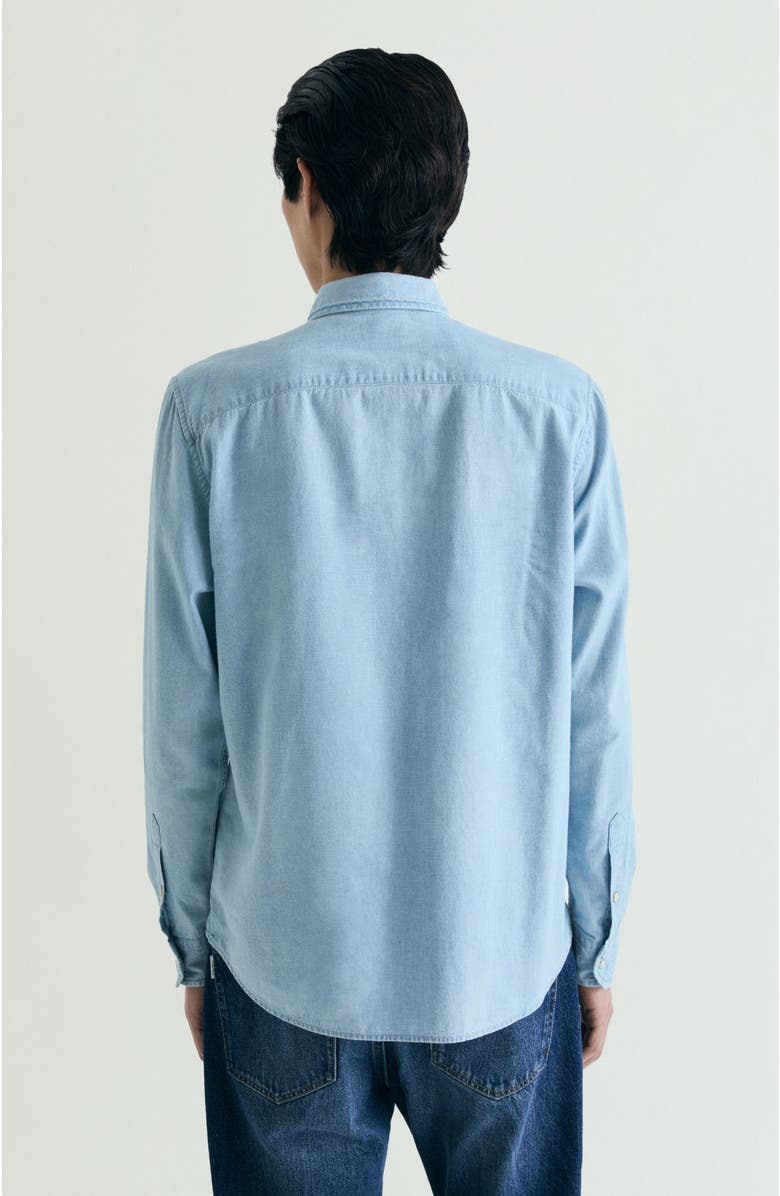 Scalpers Bodo Denim Shirt, Alternate, color, Lightblue