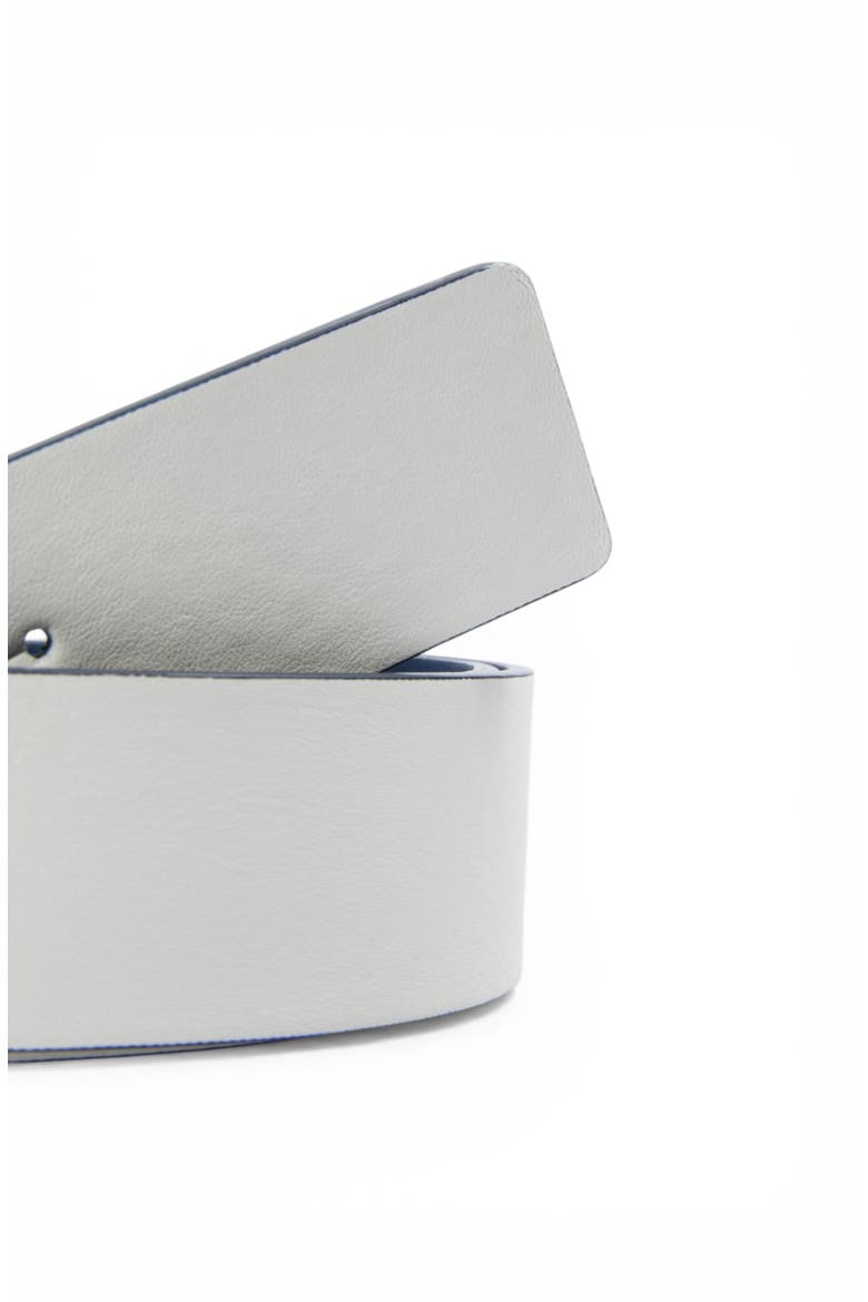 Reversible Leather Belt, Alternate, color, WhiteNavy
