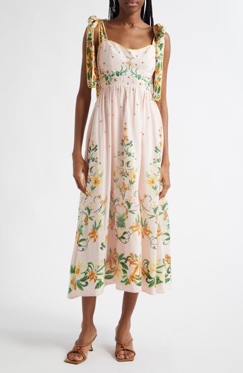 ワンピース FARM Rio Dresses Mixed Print One-Shoulder Dress | Nuuly