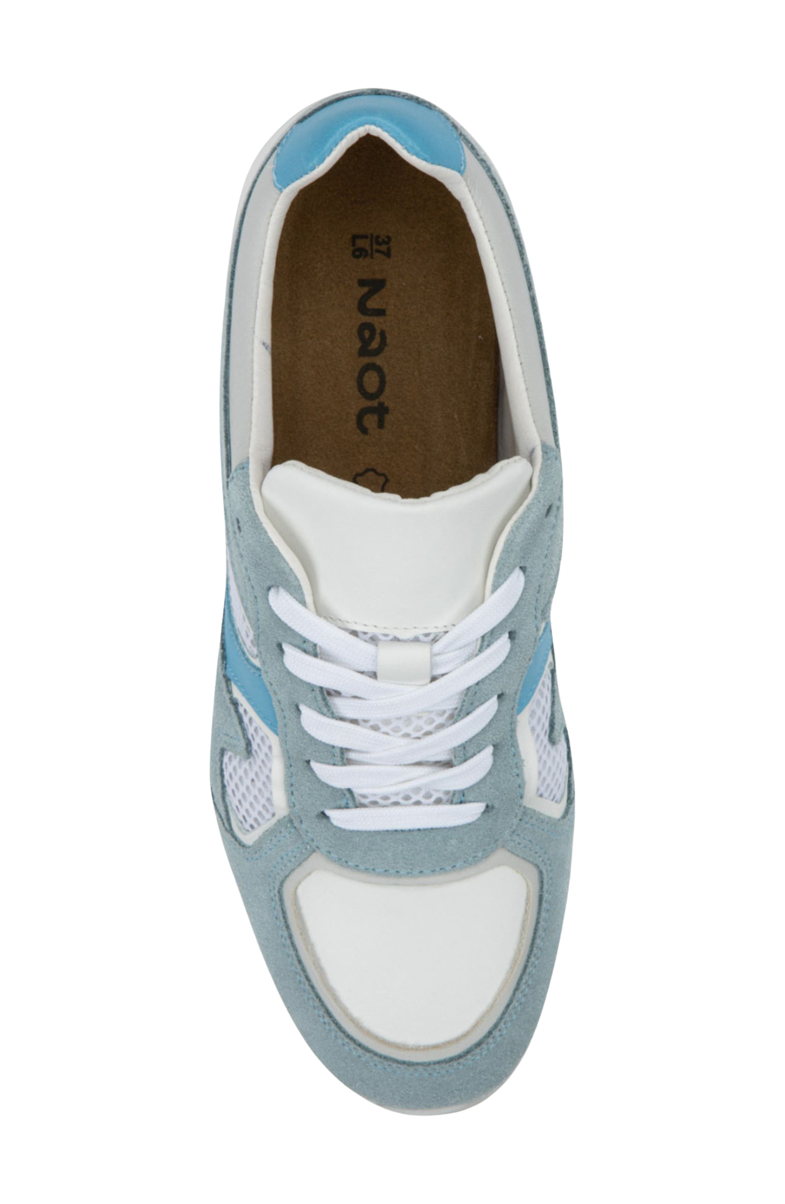 Collins Sneaker, Alternate, color, WHITE/ WHITE/ BLUE COMBO