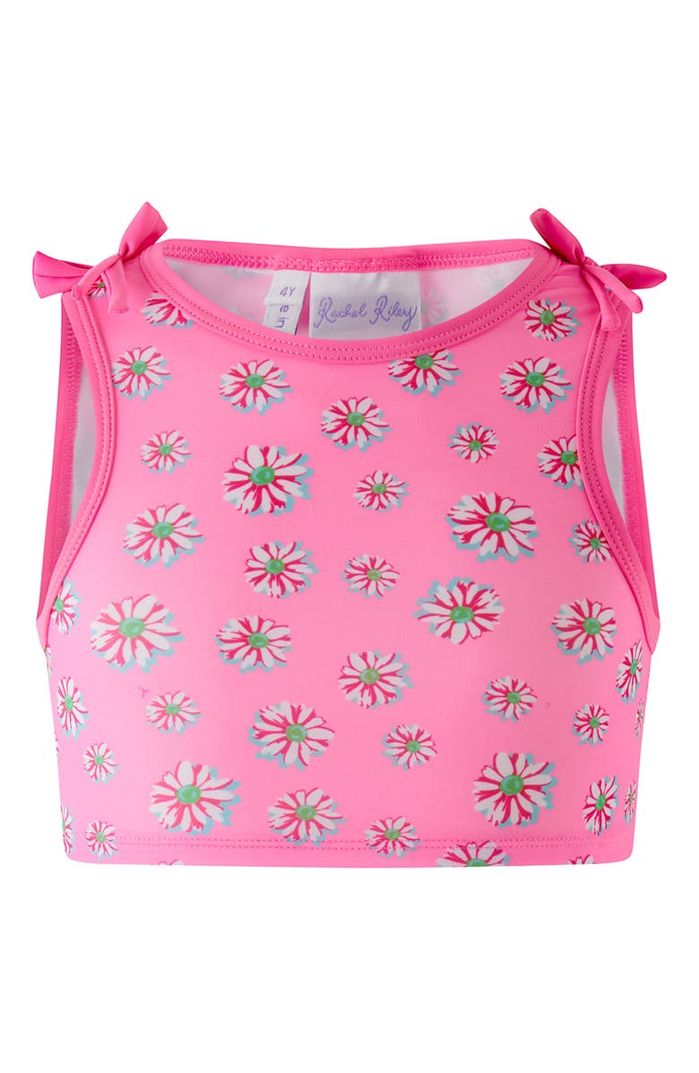Rachel Riley Daisy Floral Bikini, Alternate, color, Pink