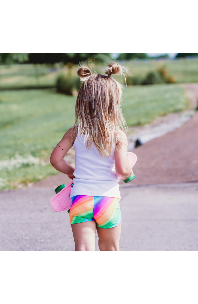 CITY THREADS Girls Printed Novelty Bike Shorts, Alternate, color, Unicorn Dream