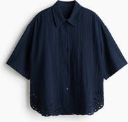 H&M Broderie Anglaise Beach Shirt