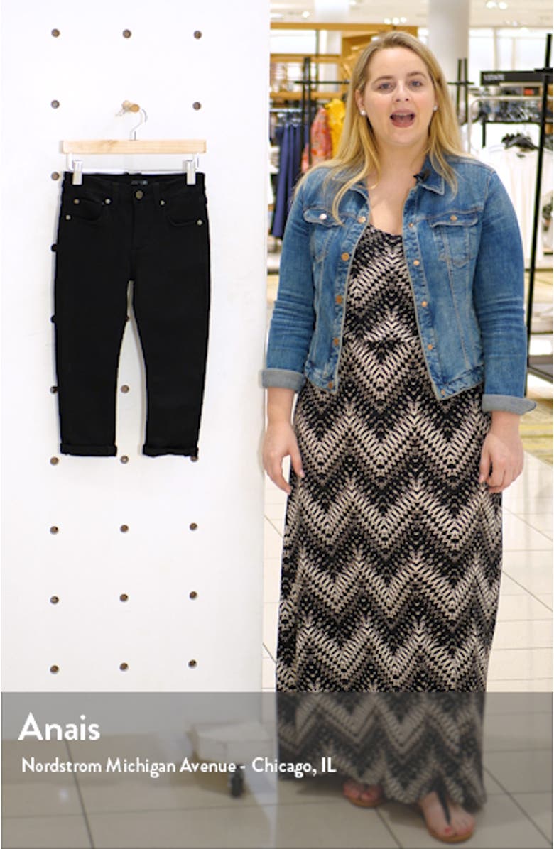 Soder Relaxed Slim Crop Stretch Denim Jeans, sales video thumbnail