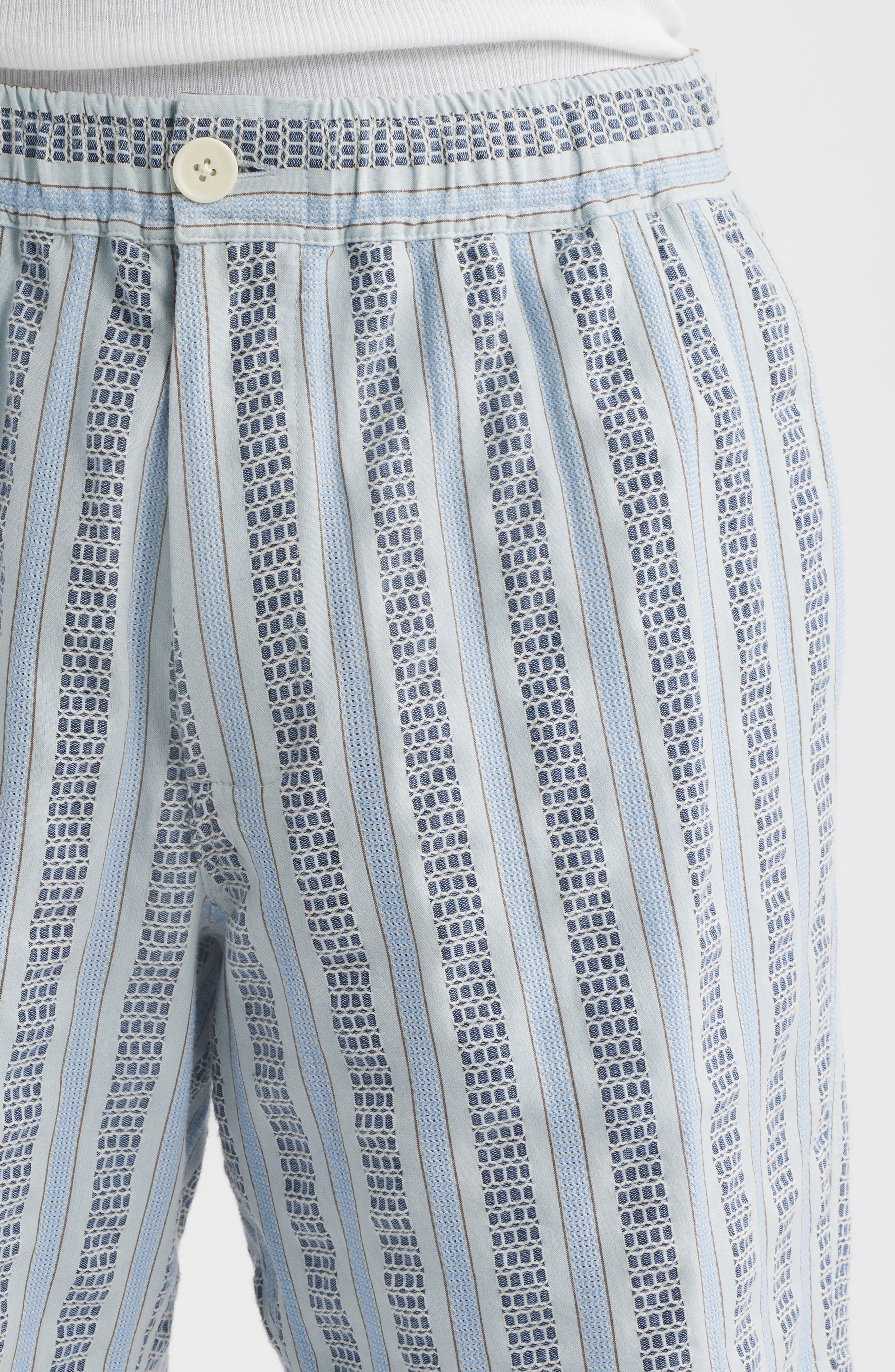 Wax London Kurt Multistripe Cotton Dobby Shorts (Men) | Nordstromrack