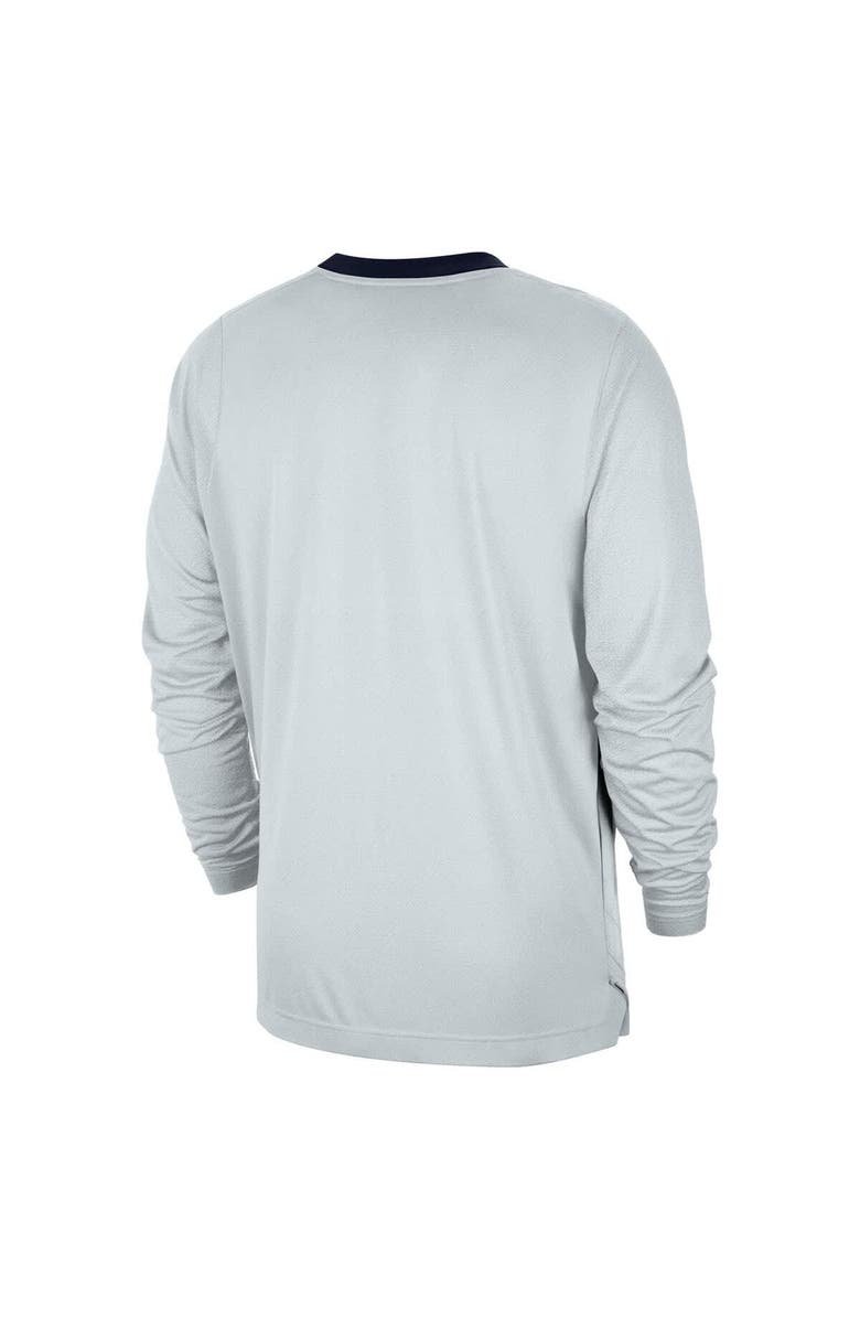 Nike Men's Nike Silver Orlando Magic 2024/25 City Edition Authentic Pregame Performance Long Sleeve Shooting T-Shirt, Alternate, color, 