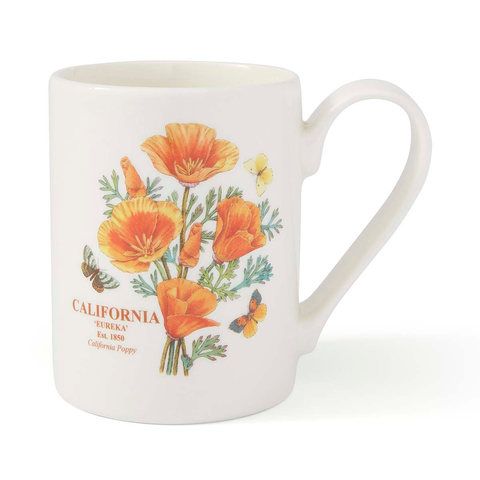 Blossoming States 11 Ounce Earthenware Mug