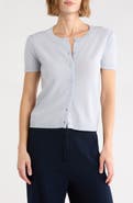 JASON WU Cotton Short Sleeve Cardigan