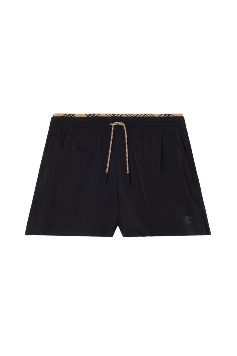 Stretch Nylon Shorts, Alternate, color, Black