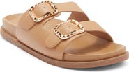 TOP MODA Sailor Double Strap Slide Sandal