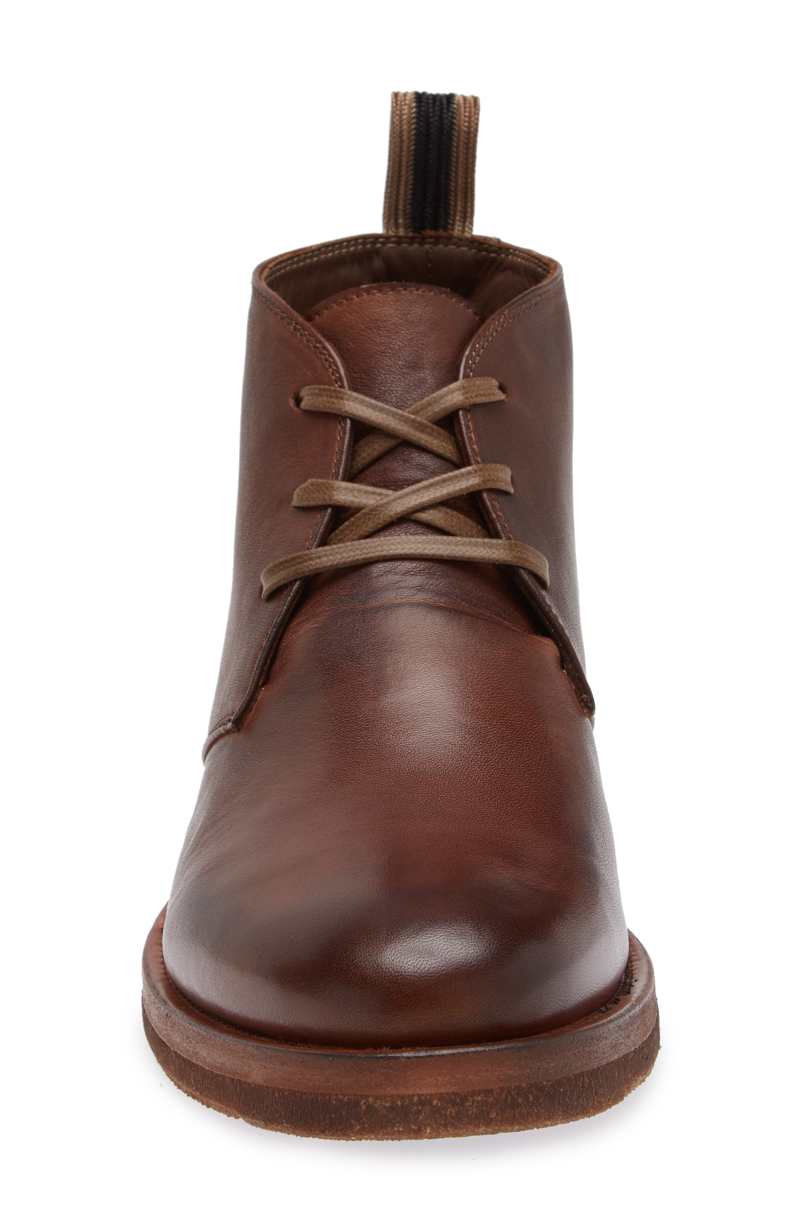 Varick Leather Chukka Boot, Alternate, color, WOOD BROWN