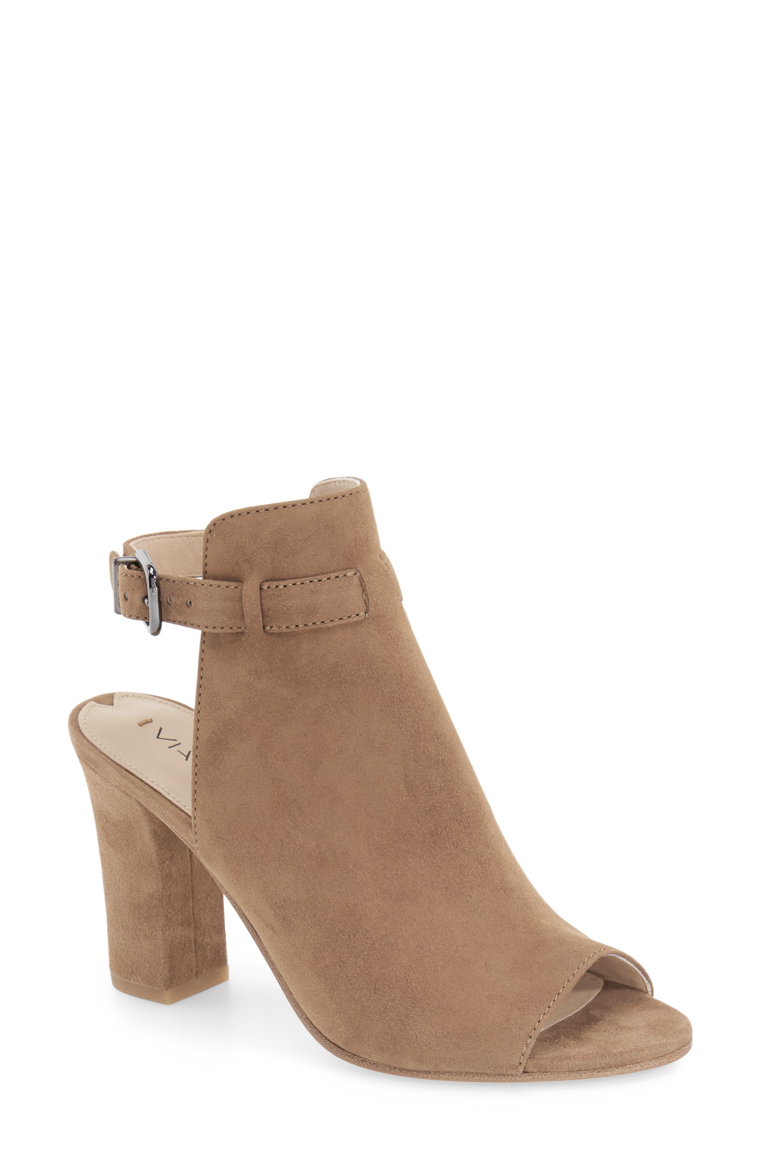 'Fabrizie' Suede Sandal, Alternate, color, RATTAN SUEDE