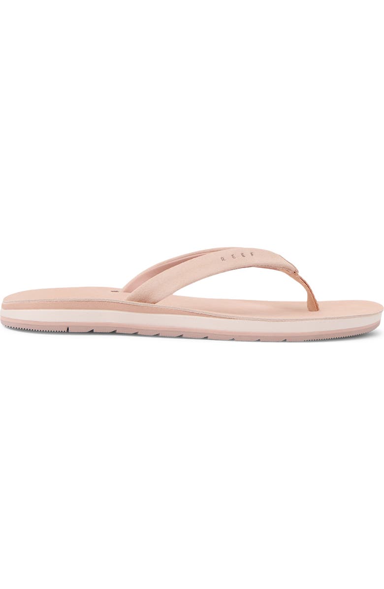 Reef Ojai Classic Slim Flip Flop Sandal, Alternate, color, Blush Suede