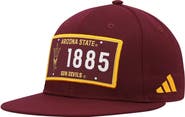 adidas Men's adidas  Maroon Arizona State Sun Devils Established Snapback Hat