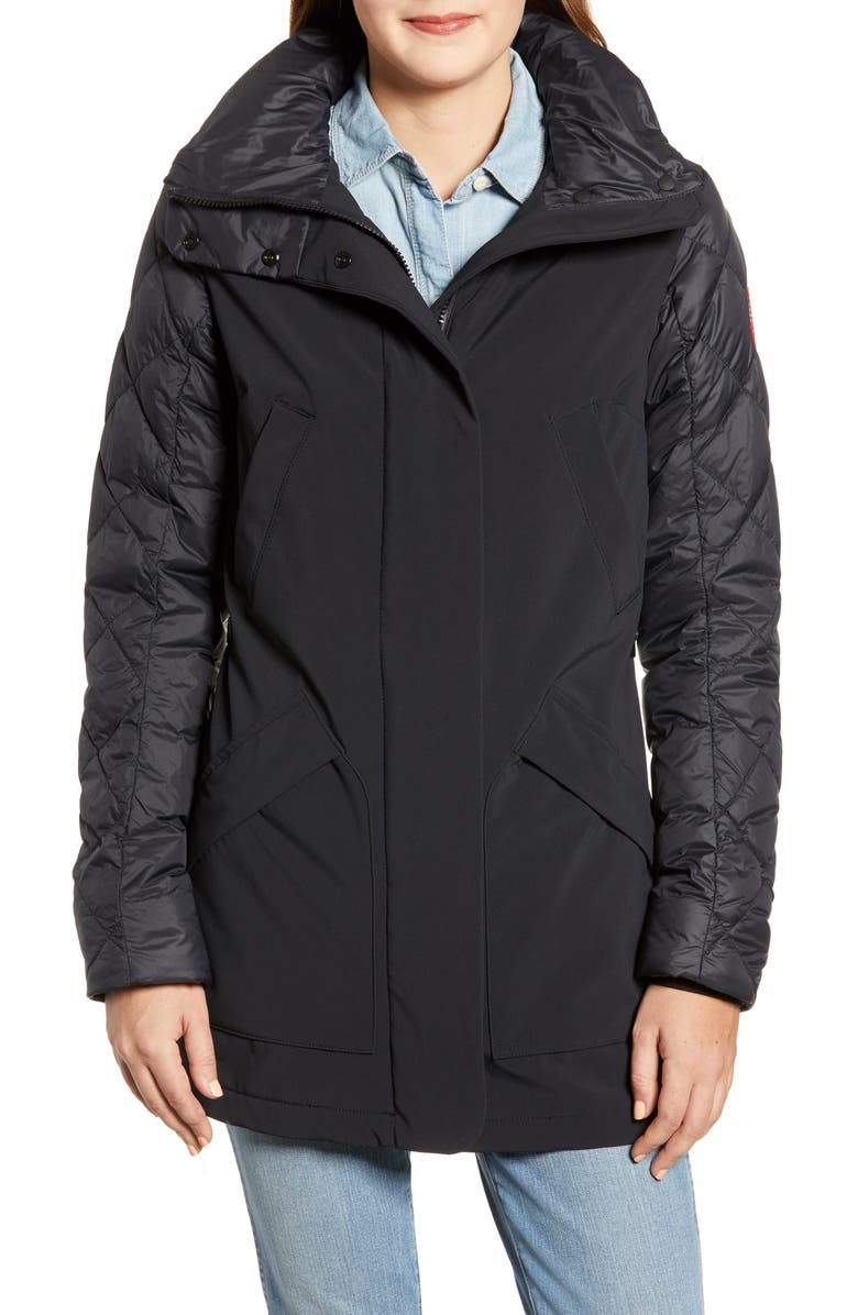 Canada Goose Berkley 675 Fill Power Hooded Waterproof Jacket, Alternate, color, 