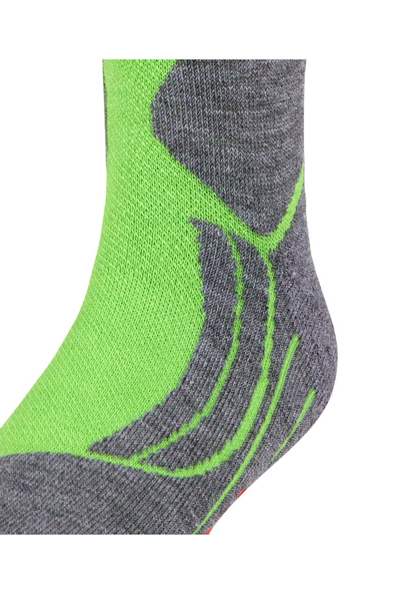 SK2 Intermediate Stripes Ski Socks, Alternate, color, Vivid Green