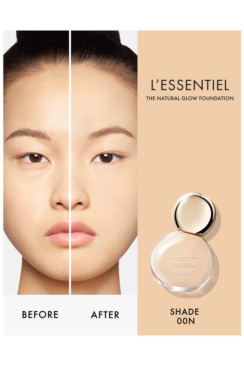 L'Essentiel Natural 16-Hour Wear Foundation SPF 20, Alternate, color, 00N PORCELAIN