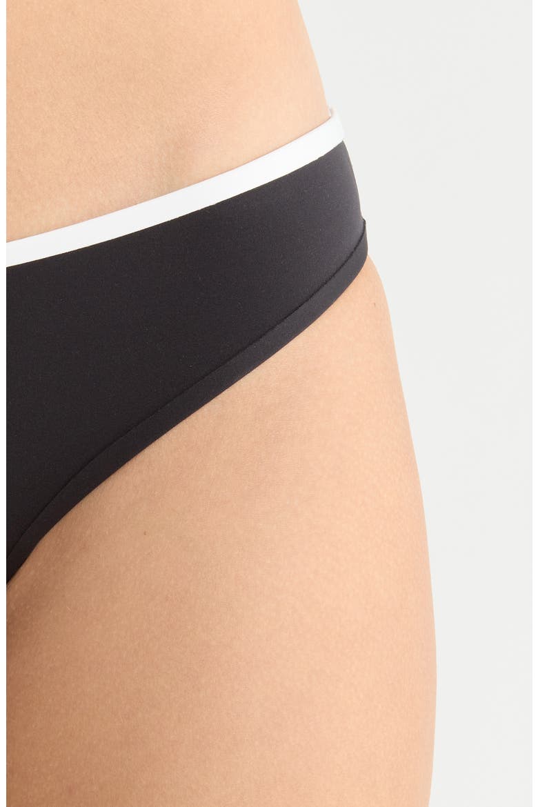 Mirage Fusion Hipster Bikini Bottoms, Alternate, color, BLACK