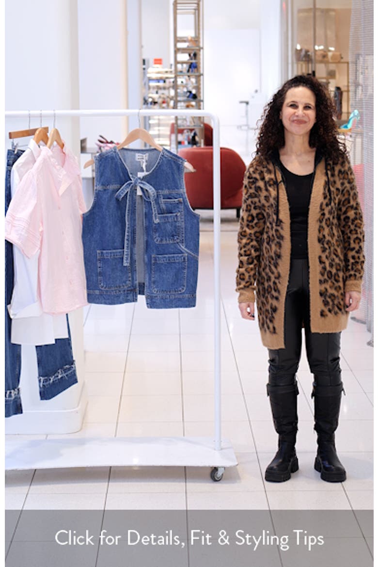 Milly Tie Front Denim Vest video