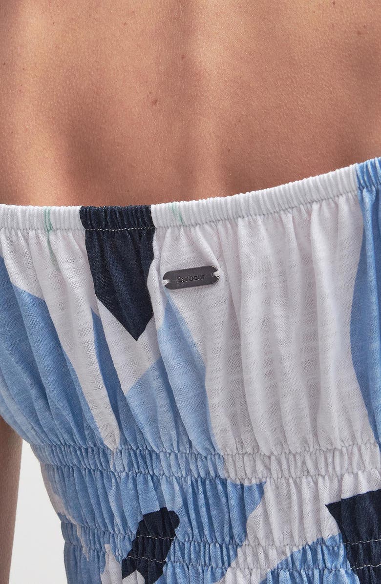 Barbour Nadia Floral Midi Dress, Alternate, color, Blue Multi