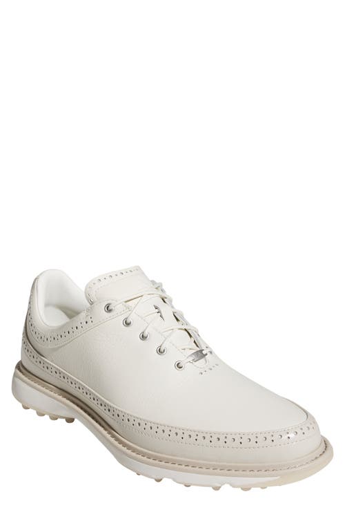 Adidas Golf Mc80 Spikeless Golf Shoe In Off White/orbit Grey/silver