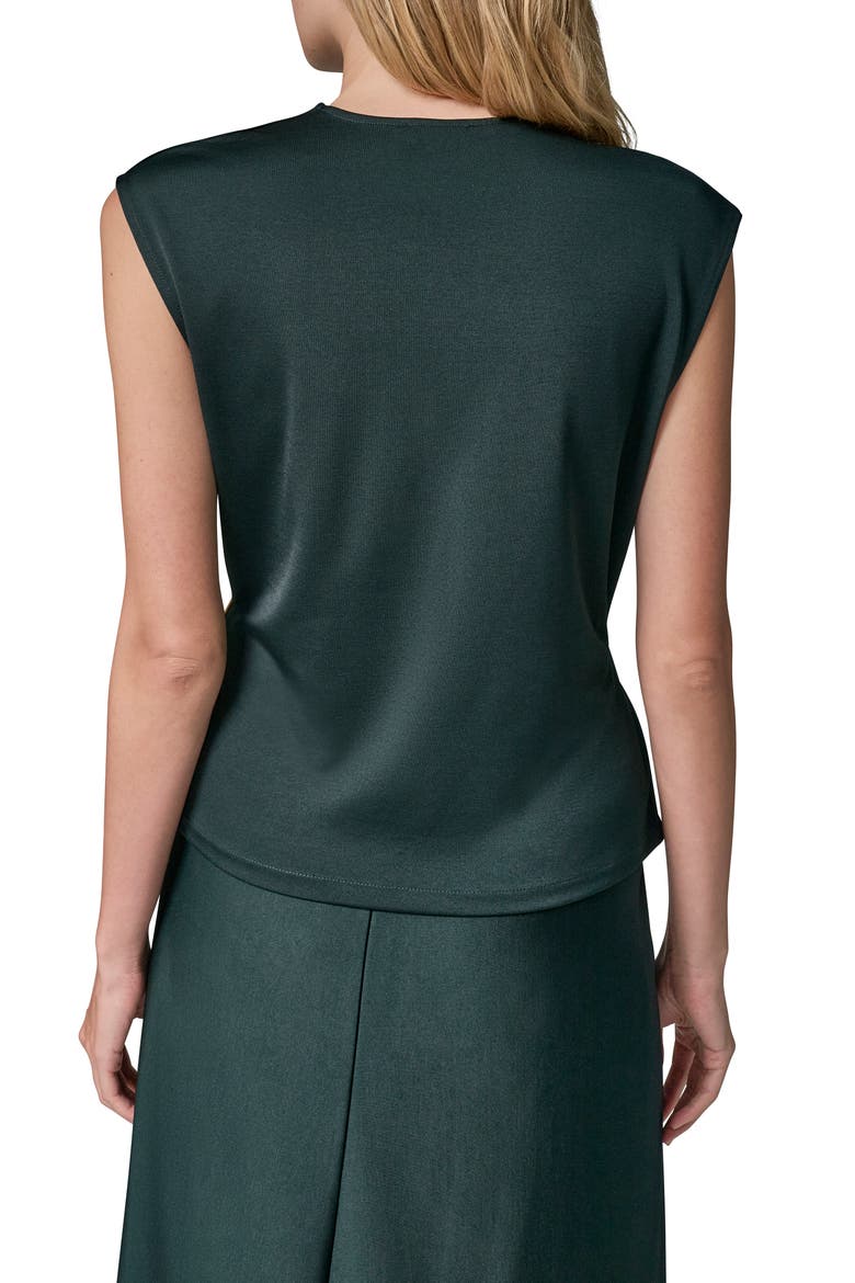Faux Wrap Sleeveless Top, Alternate, color, BLACK FOREST