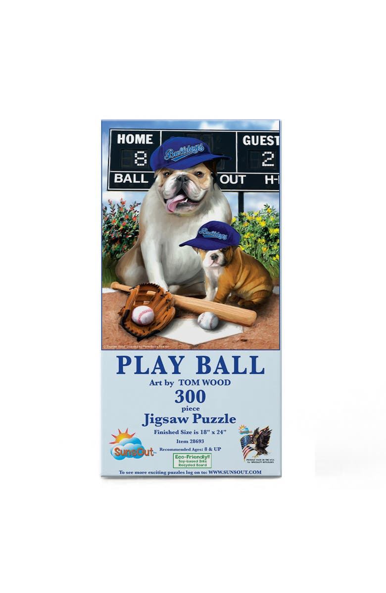 Sunsout Play Ball 300 piece Jigsaw Puzzle for Adults, Alternate, color, Multicolor