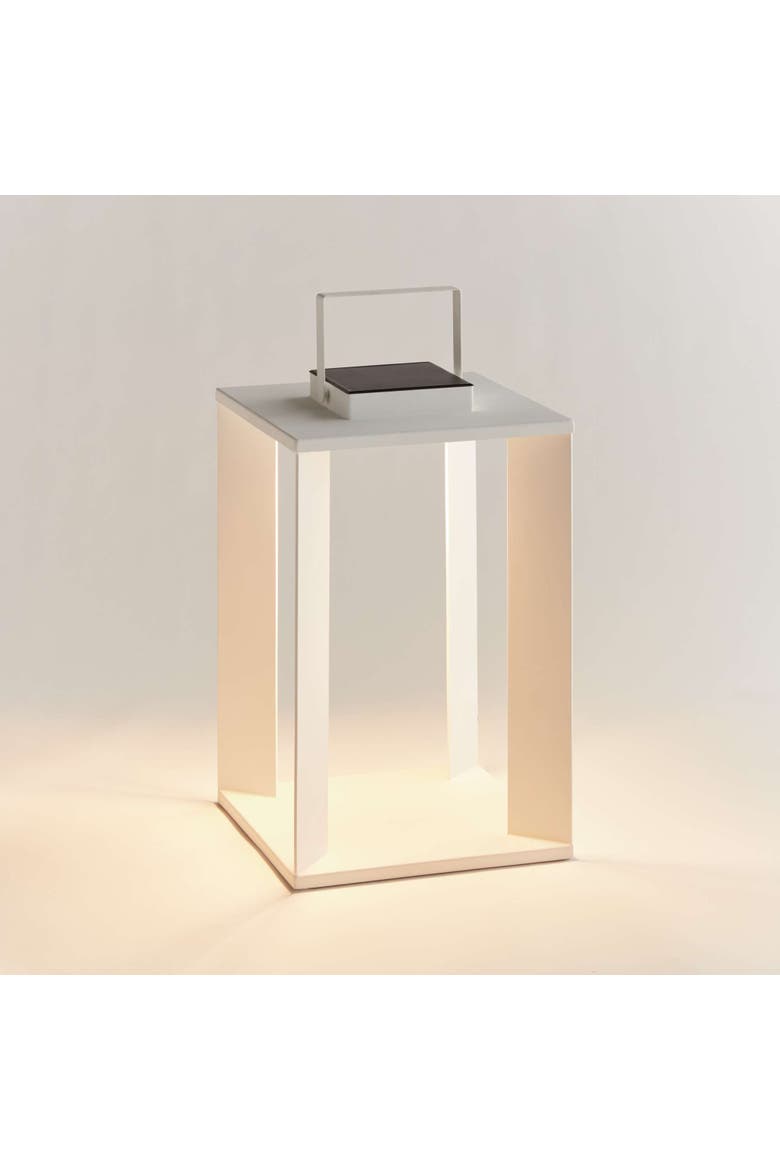 Hanley Solar Led Lantern 18", Main, color, White