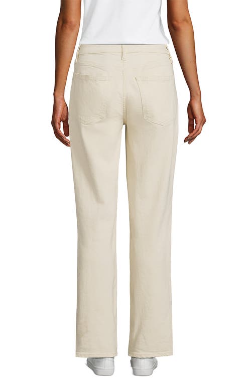 LANDS' END LANDS' END SOFT DENIM MID RISE BOYFRIEND JEANS 