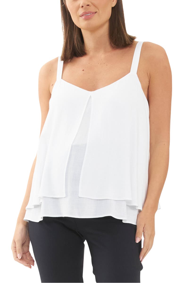 Ripe Maternity Stacy Split Front Maternity/Nursing Camisole, Main, color,