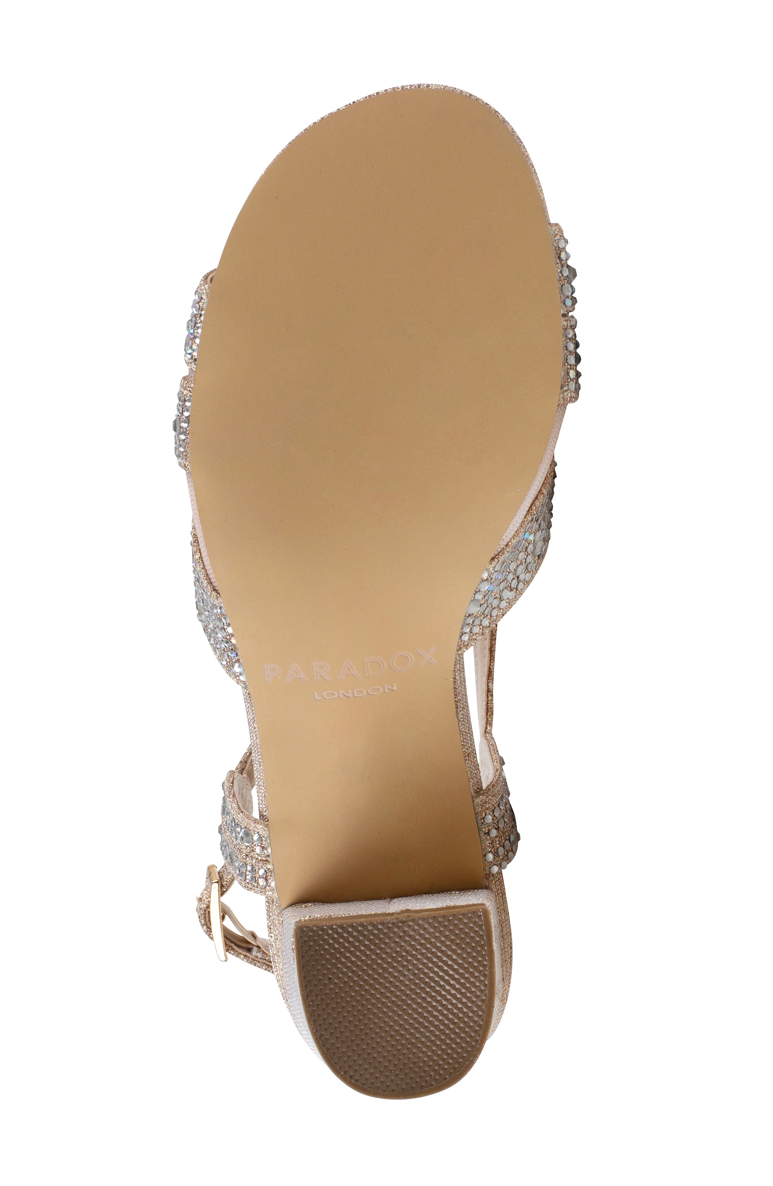 Nadia Block Heel Sandal, Alternate, color, CHAMPAGNE