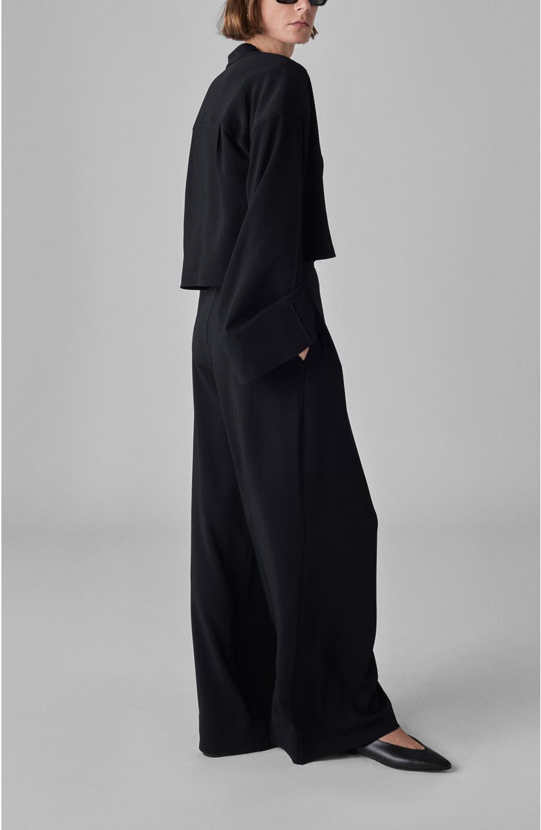 CO Wide Leg  Pant in Crepe, Main, color, 