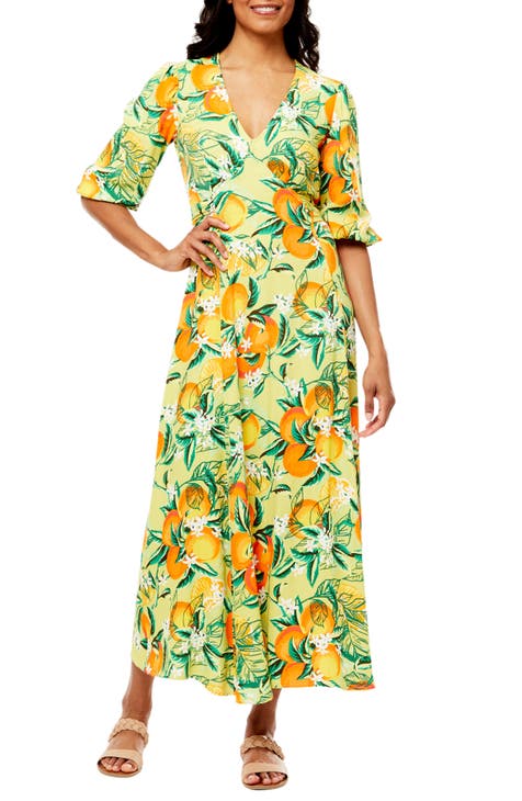 Sun Benito Crepe Maxi Dress