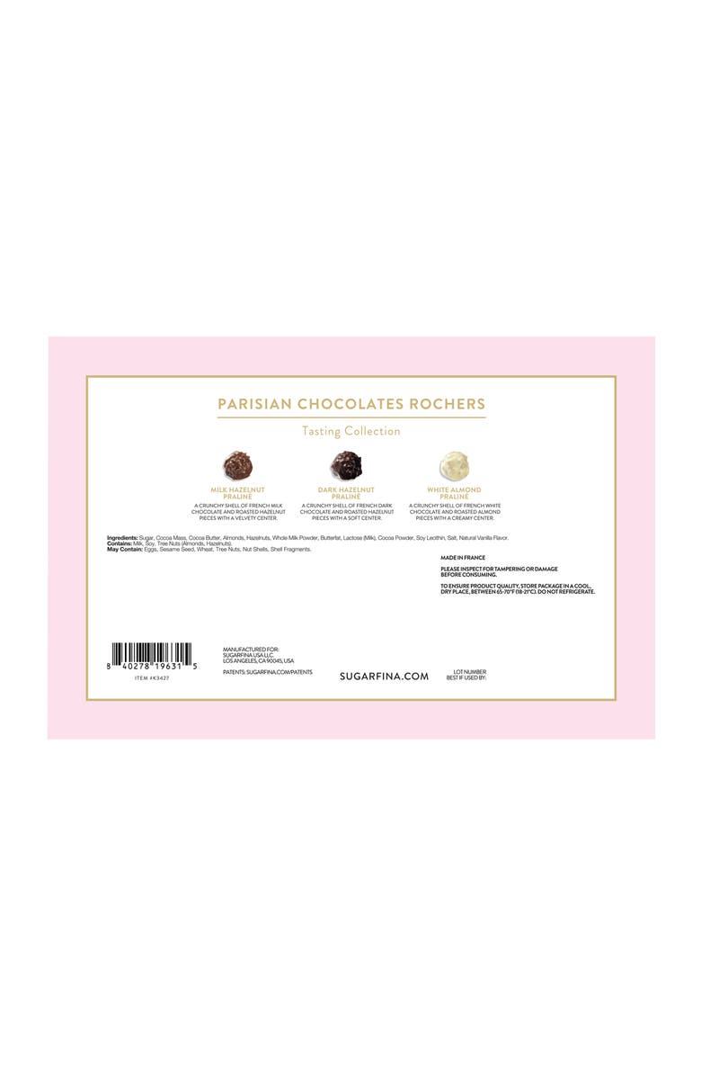sugarfina Parisian Chocolates Rochers, Alternate, color,