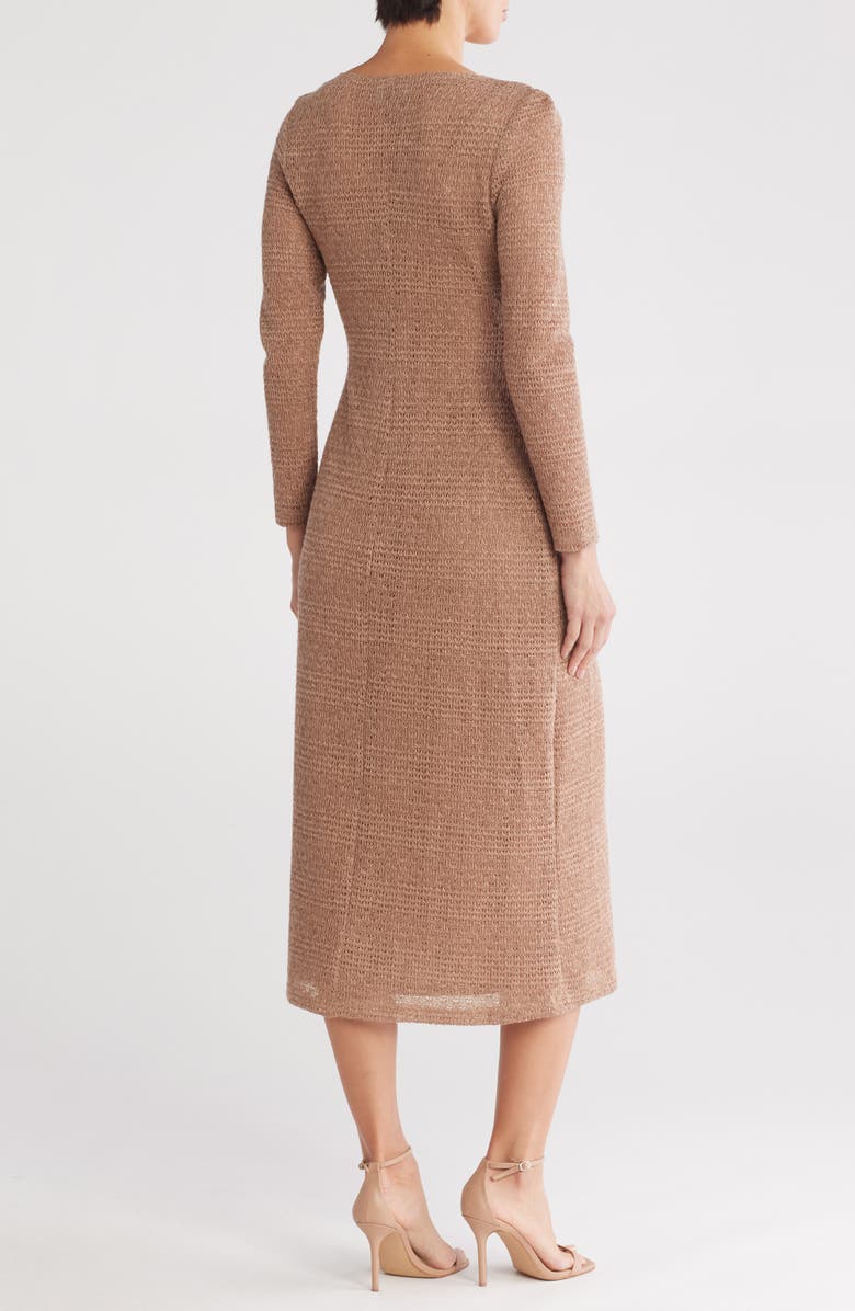 Connected Apparel Sweater Knit Midi Dress, Alternate, color, 
