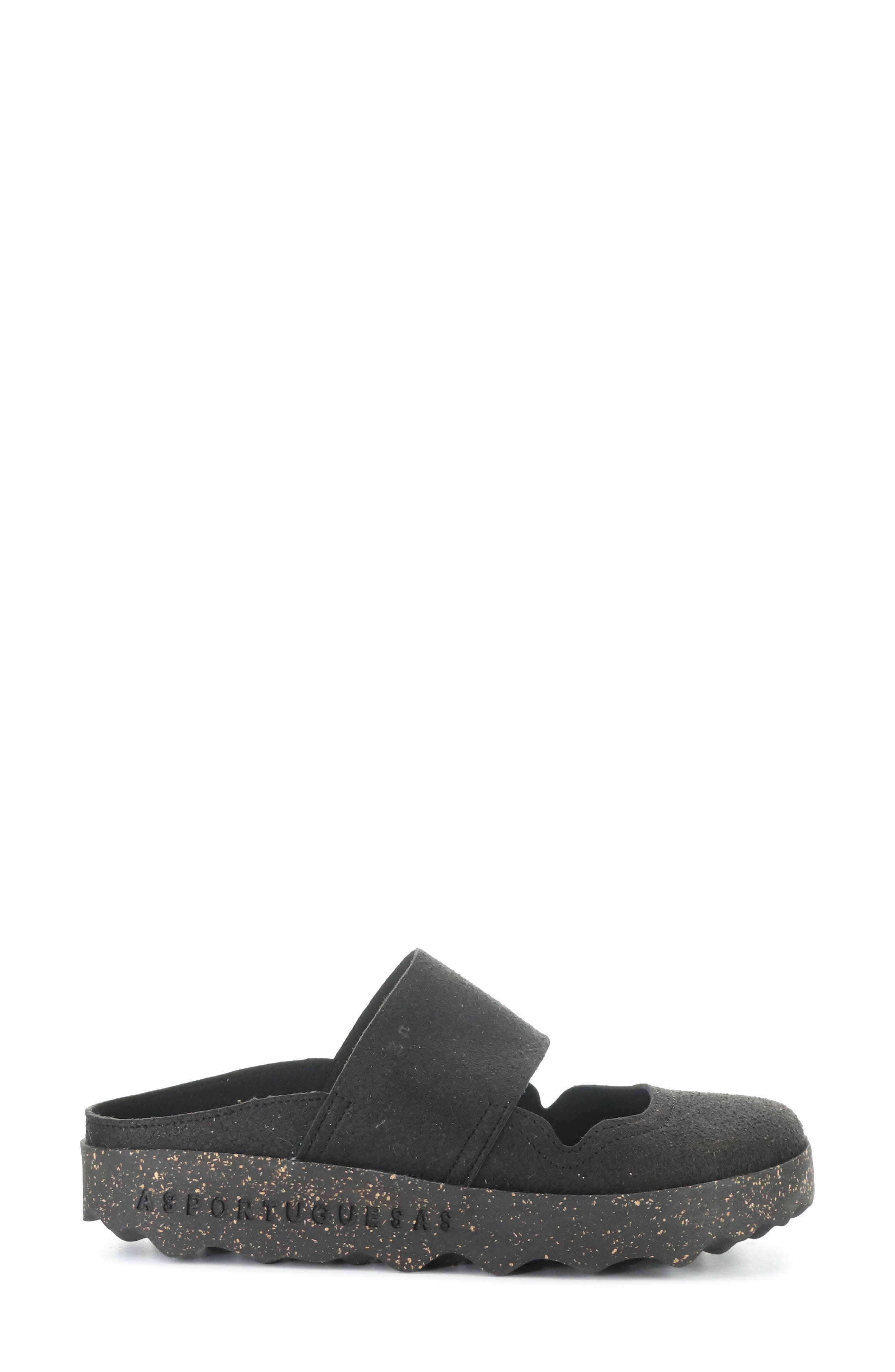 Asportuguesas by Fly London Cana Slide Sandal, Alternate, color, Black