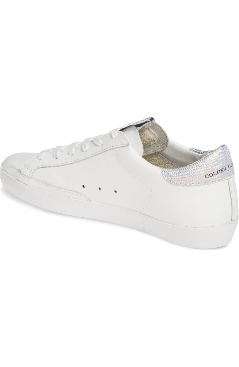 Golden Goose Superstar Glitter Low Top Sneaker, Alternate, color,