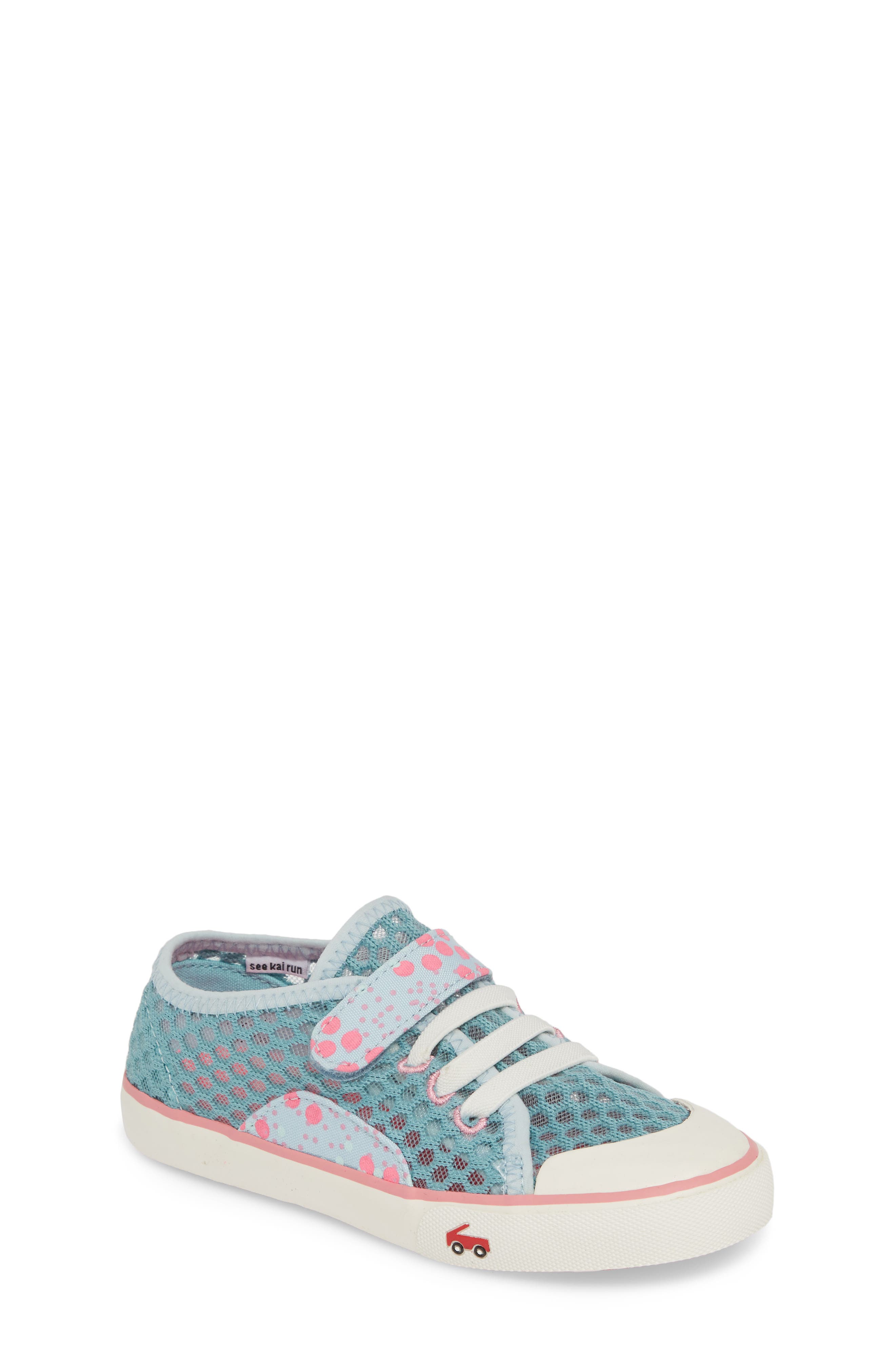 Saylor Sneaker, Main, color, AQUA