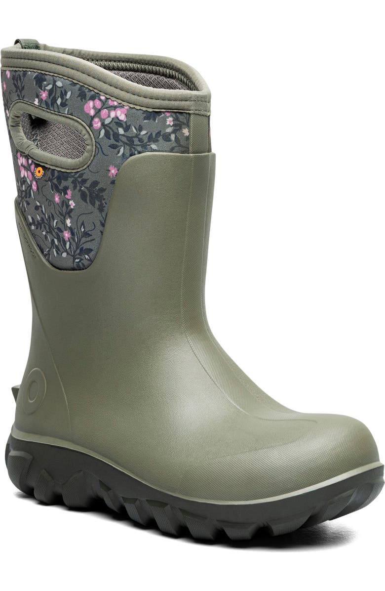 Bogs Classic Seamless Tall Rain Boot, Main, color, Olive Multi