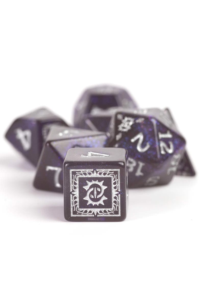 Dungeons & Dragons D&D Adventure Dice Warlock Purple, 16 Pieces, Alternate, color, Purple