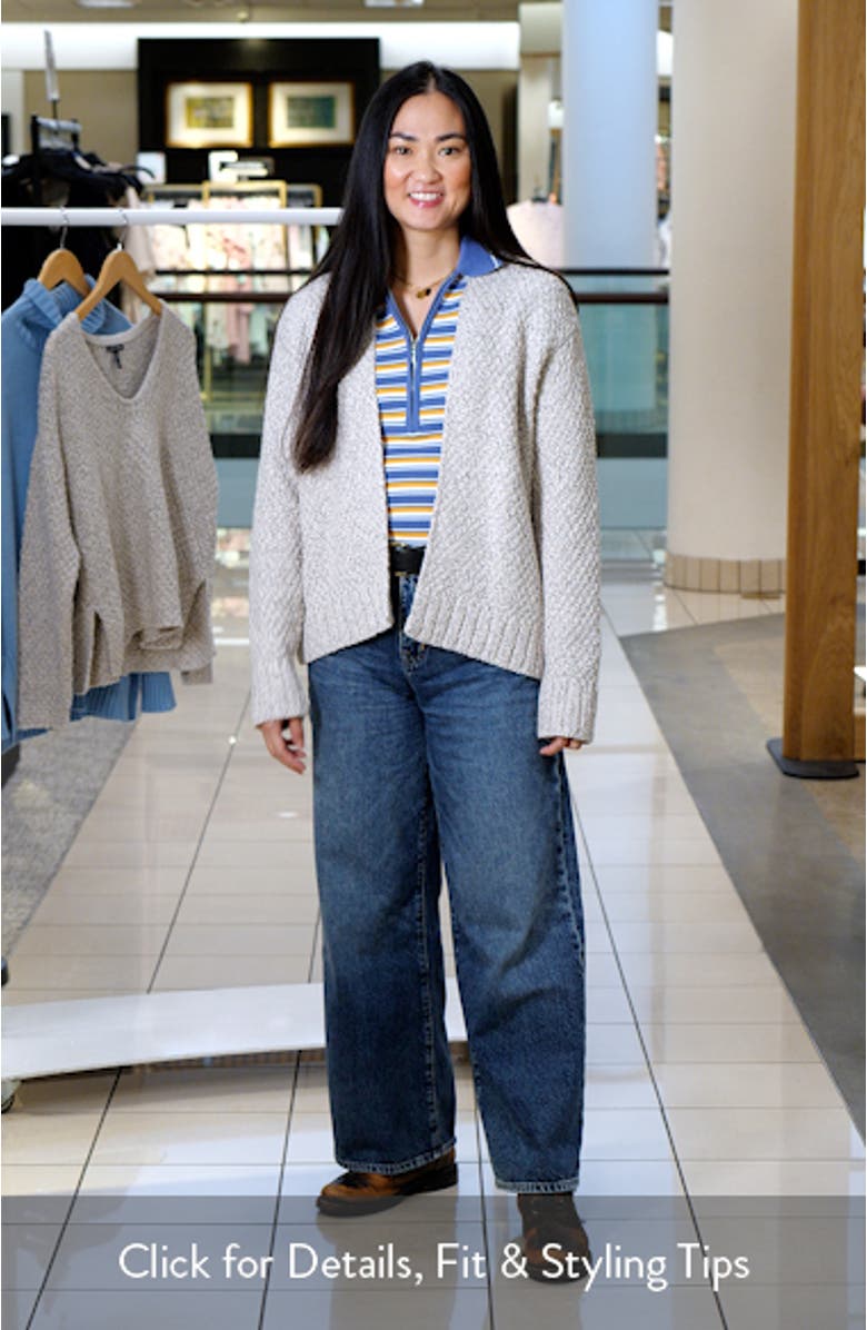 Open Front Organic Cotton Cardigan, sales video thumbnail