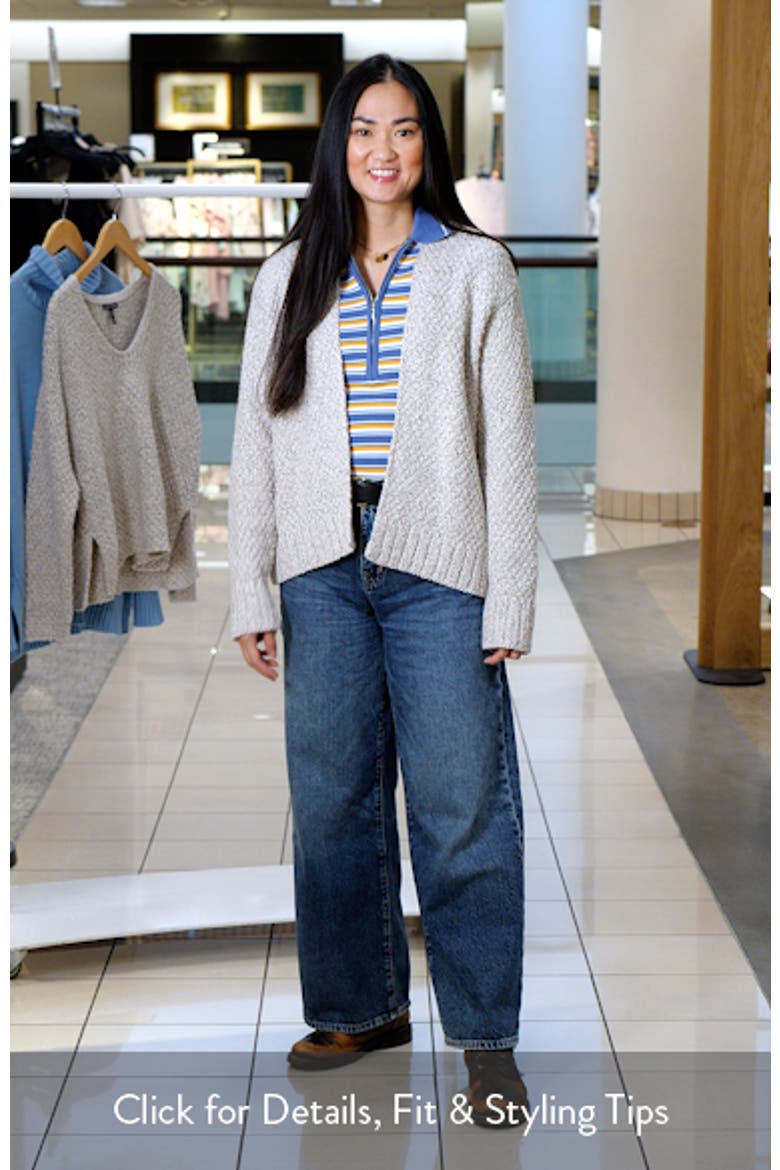 Open Front Organic Cotton Cardigan video