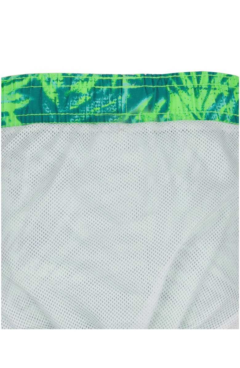 Under Armour Palm Grid Swim Graphic T-Shirt & Swim Trunks Set, Alternate, color, Coastal Teal