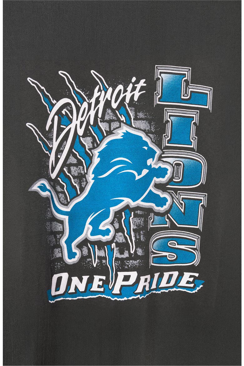 Detroit Lions One Pride Cotton Graphic T-Shirt, Alternate, color, TRUE BLACK