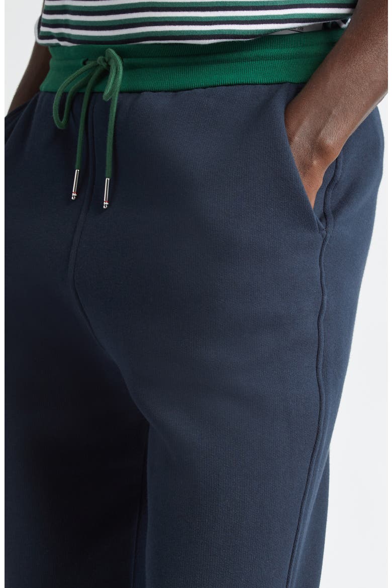 Colorblock Cotton Joggers, Alternate, color, NAVY