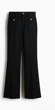 H&M Flared Twill Trousers