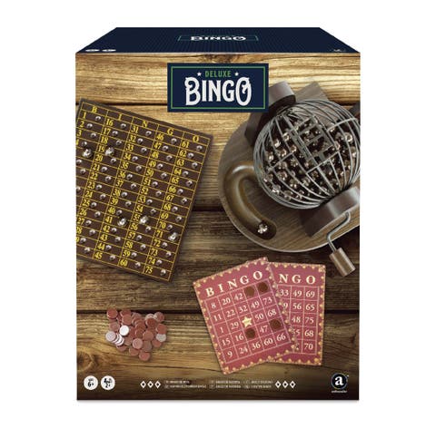 Craftsman Deluxe Wood Bingo Game Set